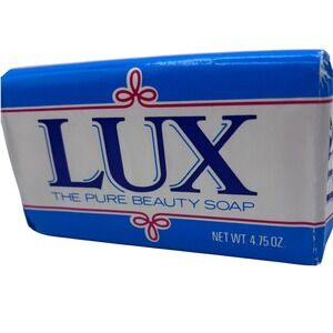 Vintage‎ Lux White Pure Beauty Soap 4.75 oz. 1980s LOT OF 5